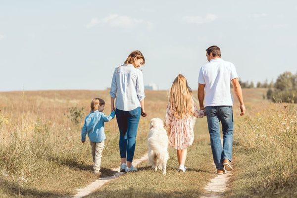 Family On A Farm